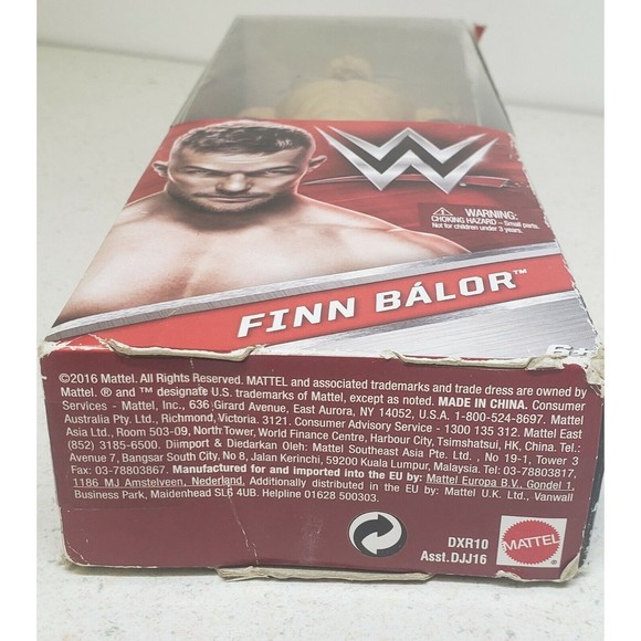 WWE - FINN BALOR - 2016 Mattel NEW IN BOX 12" Action Figure DXR10 Unmasked NIB - Picture 3 of 4